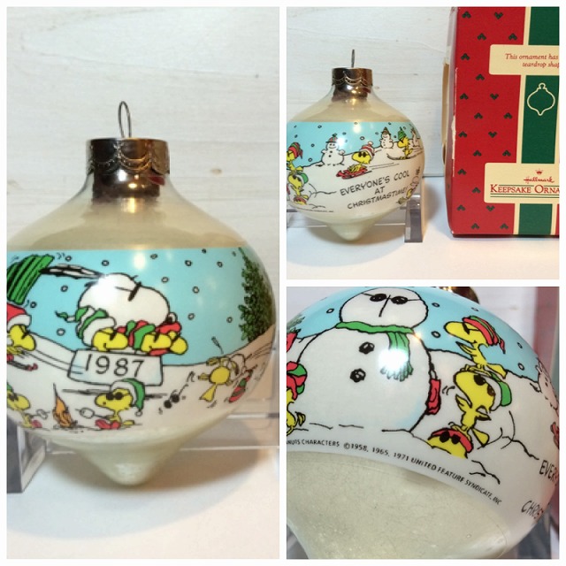 スヌーピー クリスマスオーナメント ビンテージ : Ririe リリィ