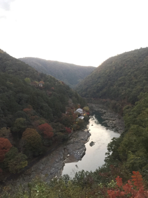 紅葉のはじまり〜嵐山_b0211924_17551507.jpg