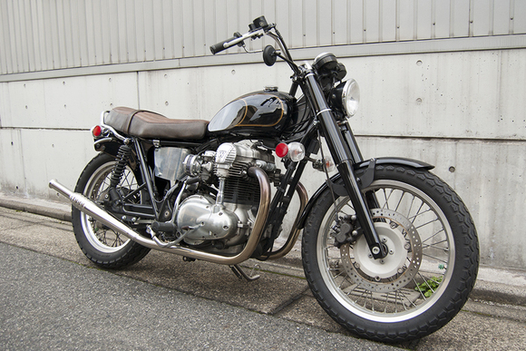 超歓迎国産 W650 69トランペット フルエキゾースト HIGH MOTORROCK