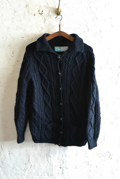 Irish Aran sweater over-dyed indigo color_f0226051_13410996.jpg