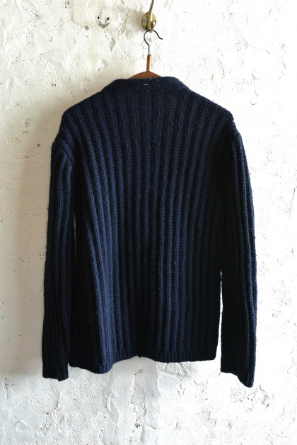 Irish Aran sweater over-dyed indigo color_f0226051_13434100.jpg