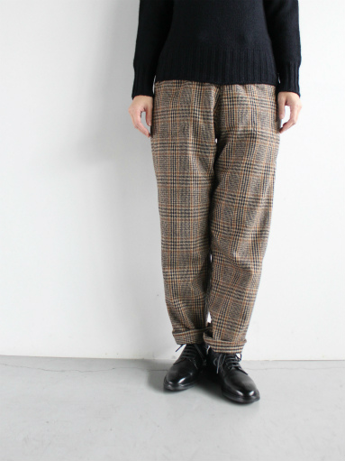 GRANDMA MAMA DAUGHTER WOOL RANCH PANTS / GLEN CHECK_b0139281_1713911.jpg