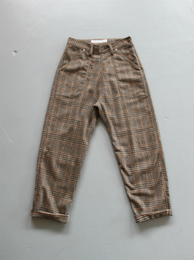 GRANDMA MAMA DAUGHTER WOOL RANCH PANTS / GLEN CHECK_b0139281_172596.jpg
