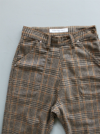 GRANDMA MAMA DAUGHTER WOOL RANCH PANTS / GLEN CHECK_b0139281_1731341.jpg