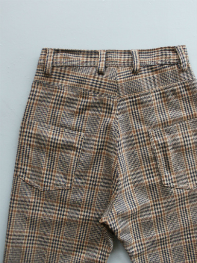 GRANDMA MAMA DAUGHTER WOOL RANCH PANTS / GLEN CHECK_b0139281_1732617.jpg