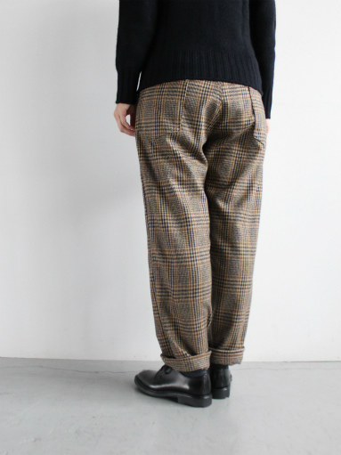GRANDMA MAMA DAUGHTER WOOL RANCH PANTS / GLEN CHECK_b0139281_1733943.jpg