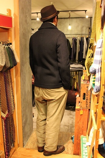フランス生まれのVincent et Mireille \"ROUND COLLAR JACKET\" ご紹介_f0191324_09162865.jpg