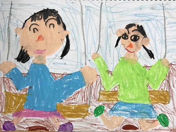 新年中】絵画とちぎり（小学校受験絵画制作対策） : 東西線浦安