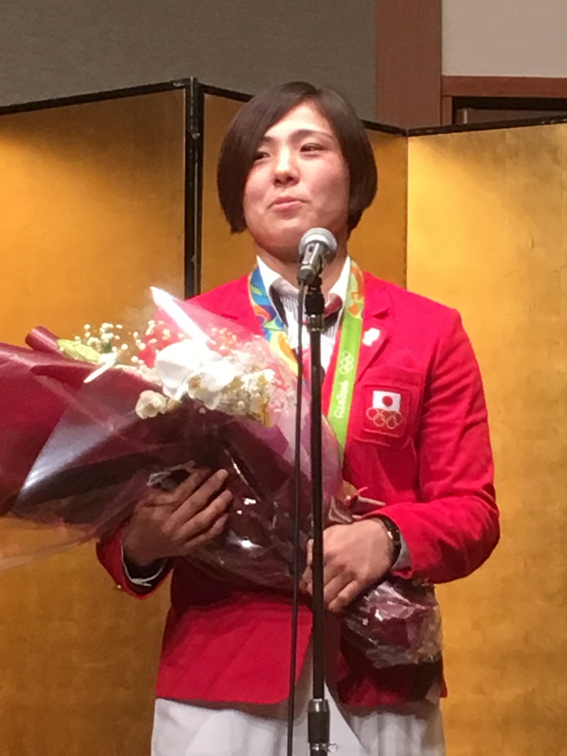 2016年9月13日　田知本遥選手  金メダル祝賀会_f0306822_21412660.jpg