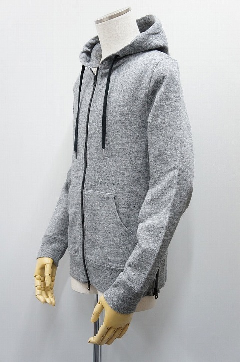 お買い得なジップパーカ―！【junhashimoto】【ジュンハシモト】1041620030 BROCKTON ZIP HOODIE [GRAY] & [BLACK]☆そして、とびきり。_b0108653_18051058.jpg