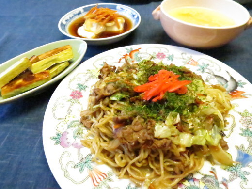 1年生11月後半メニュー 焼きそばスタート_d0031682_07381017.jpg