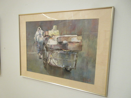 2016年11月17日 鳥巣啓三 傘寿記念 水彩画展訪問 : 小さな小さな美術館