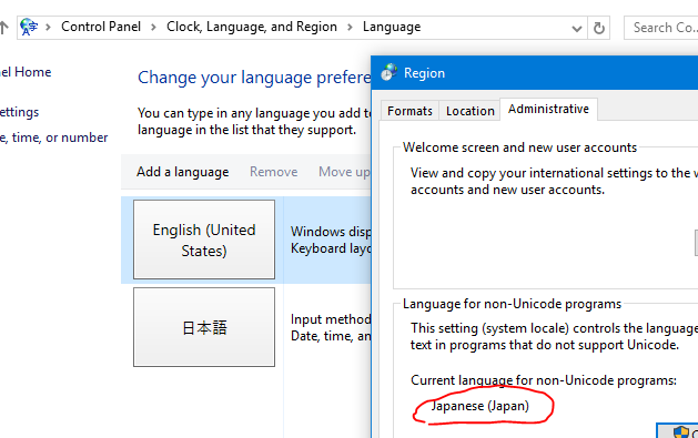 [解決] Windows10 を英語UIで使ってたらダイアログのフォントが汚くなってた件_d0079457_22242051.png