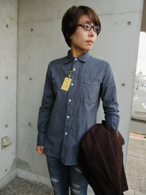 INNER・3連発目 ・・・ WORK Chambray SHIRTS By SOUND MAN_d0152280_103672.jpg