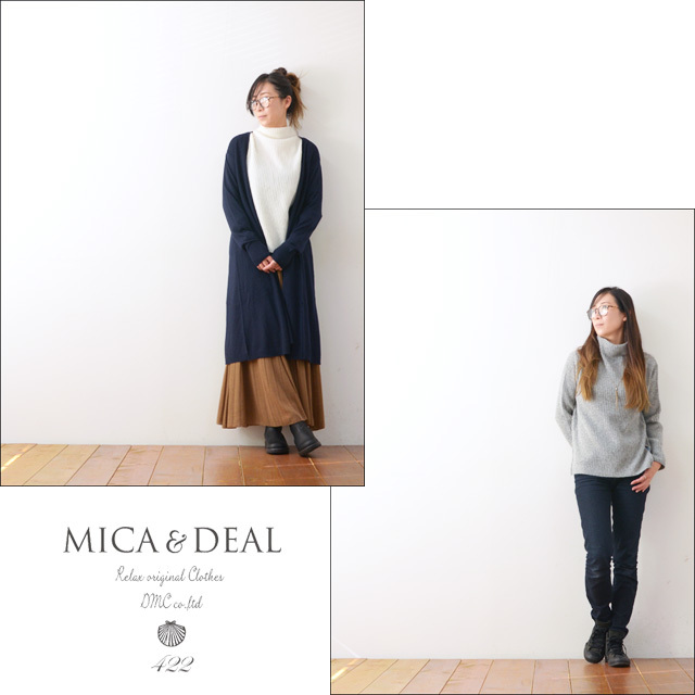 MICA&DEAL [マイカアンドディール] SIDE-LACE RIB KNIT PULLOVER [M16D167] LADY\'S_f0051306_11403558.jpg