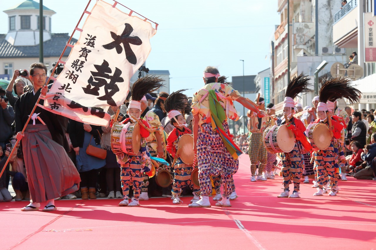 日本の祭りinながはま 「八日市の太鼓踊り」_c0196076_06413601.jpg