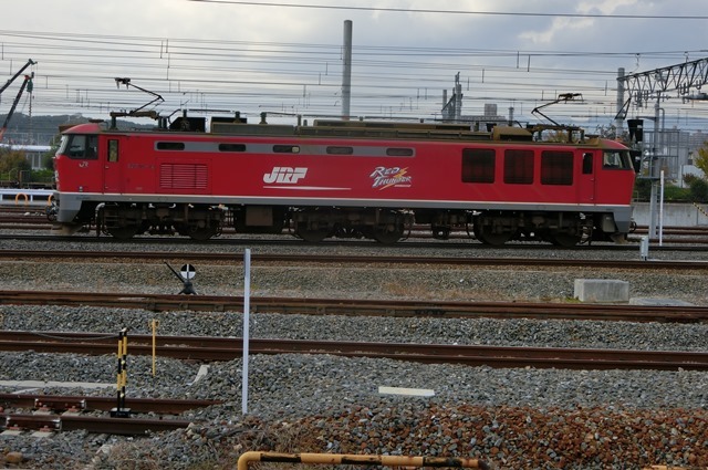 鉄道写真、東海道本線岸辺駅にて・・・・レッドサンダー、EF65の写真撮影_d0181492_17064194.jpg
