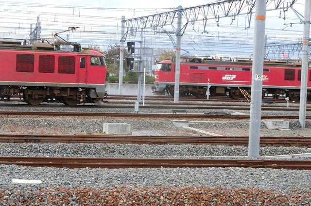 鉄道写真、東海道本線岸辺駅にて・・・・レッドサンダー、EF65の写真撮影_d0181492_17074412.jpg