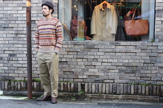 ANACHRONORM \"CHINO TAPERED TROUSERS\" ご紹介_f0191324_08580980.jpg