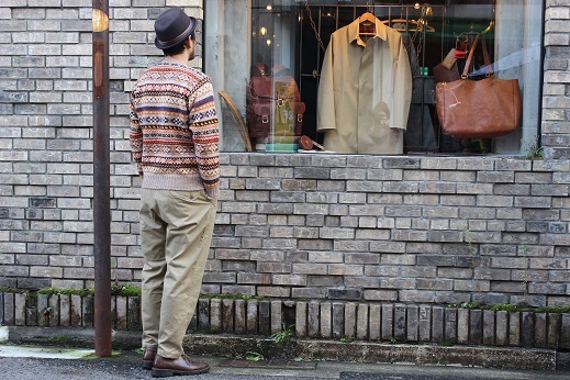 ANACHRONORM \"CHINO TAPERED TROUSERS\" ご紹介_f0191324_08581638.jpg