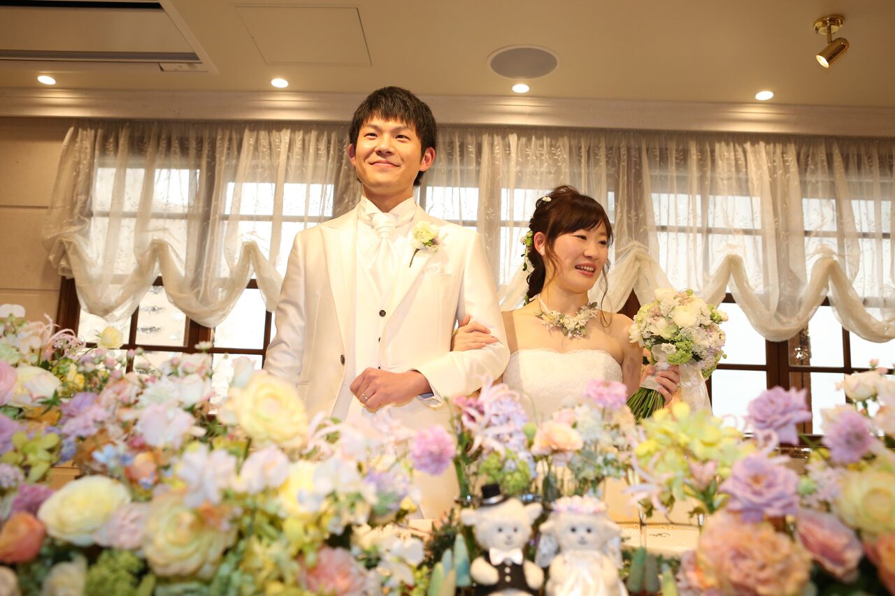 秋の装花　HANZOYA様へ、二人が過ごした7年の季節を、花で_a0042928_1836389.jpg