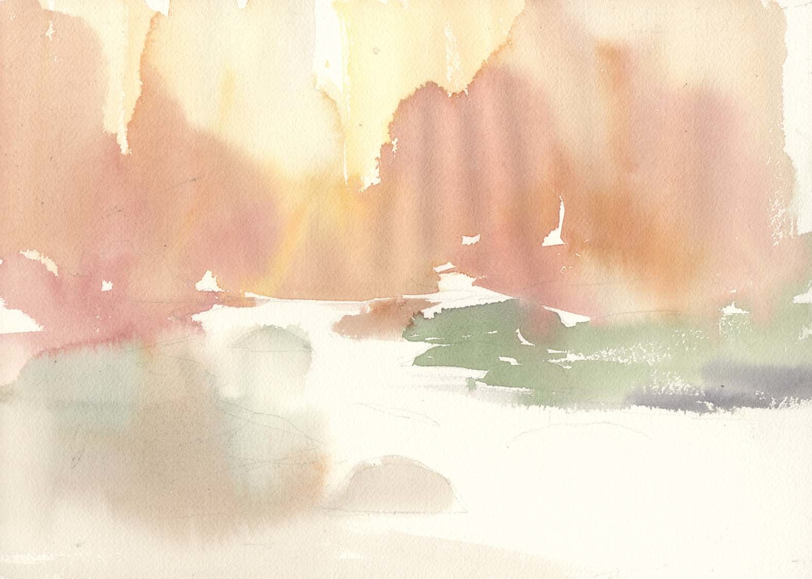 紅葉 水彩画 はるさき水彩画blog 紅葉 水彩画 はるさき水彩画blog