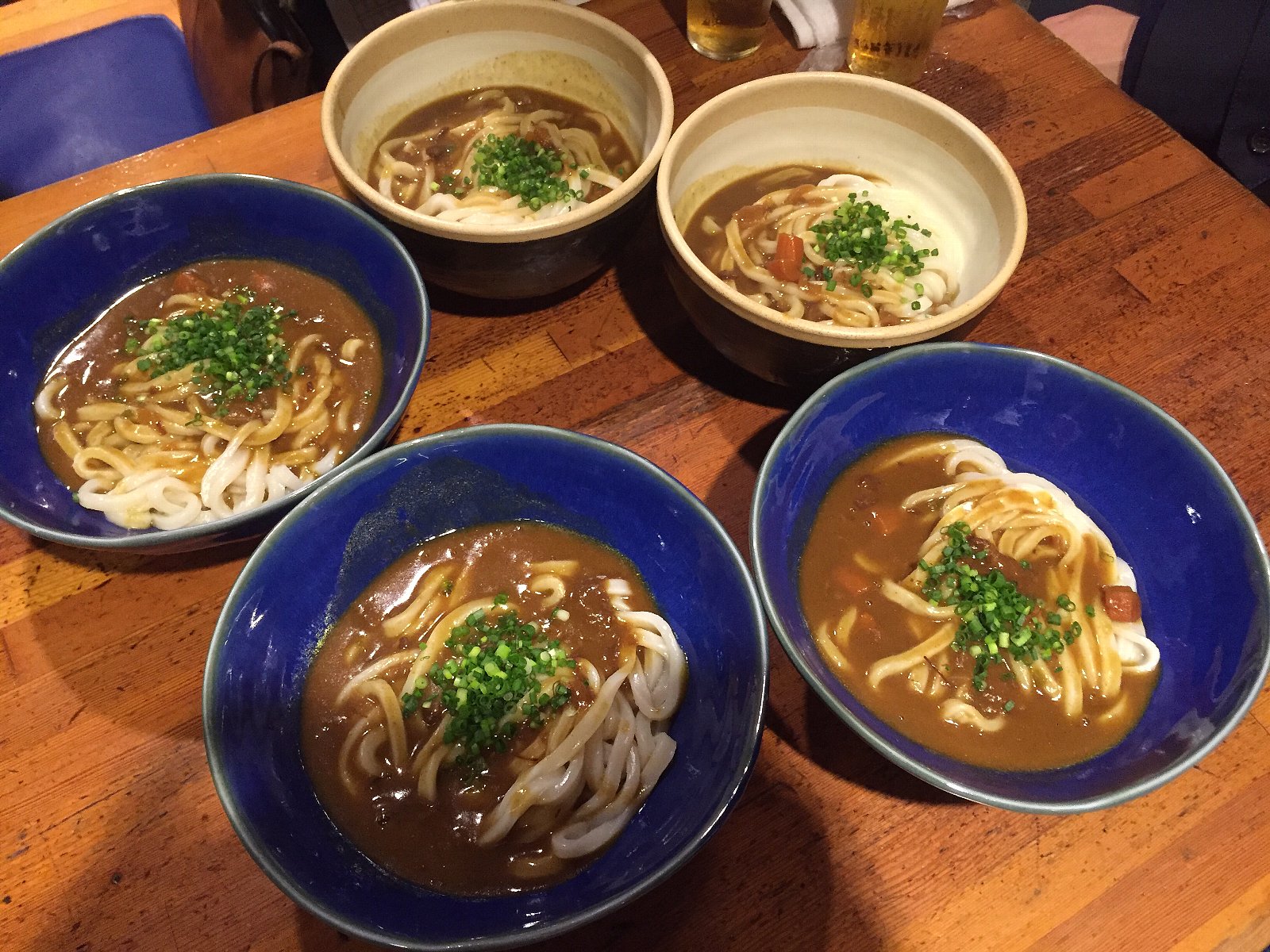 昨日のさぬきうどん　青唐辛子入りカレーうどん７００円（北古馬場ごえもん　高松市）_d0021356_22293963.jpg