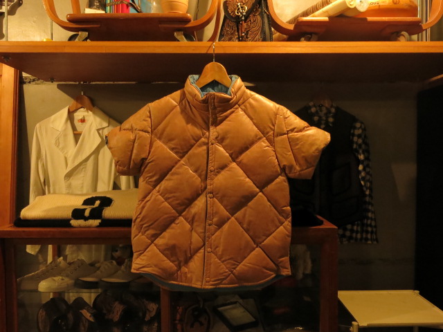 \"Der SAMMLER solo H/S LEATHER DOWN TAN/BLU #FAIR\"ってこんなこと。_c0140560_859235.jpg