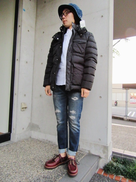 add ･･･ DOWN JACKET (着脱HOODED・NEW)！★！_d0152280_819475.jpg