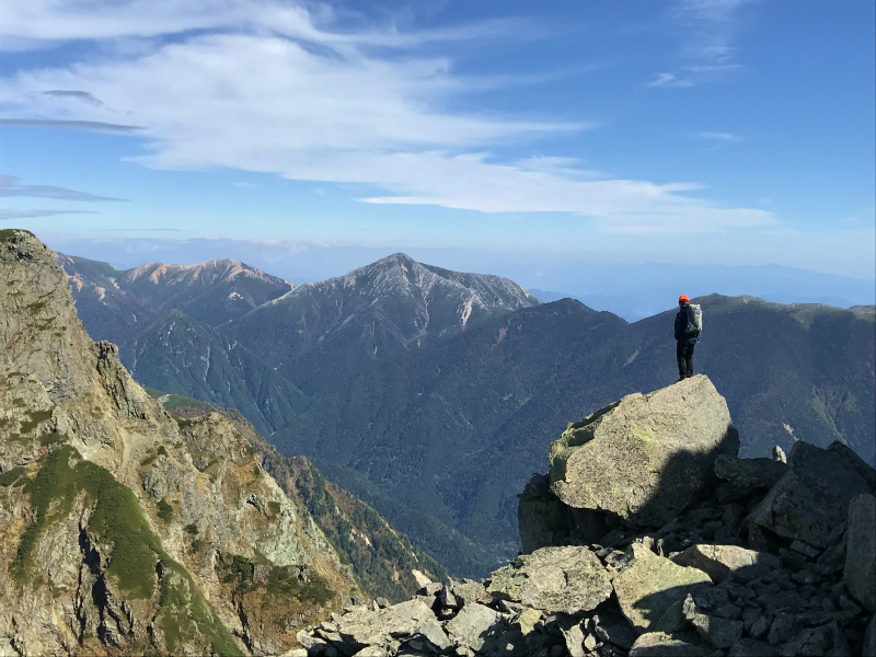 明神岳 Alpine Scrambling at Myojindake 2016/10/12-13_b0220886_22543939.jpg