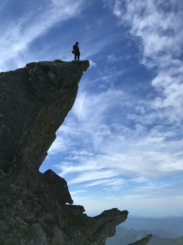 明神岳 Alpine Scrambling at Myojindake 2016/10/12-13_b0220886_22545816.jpg