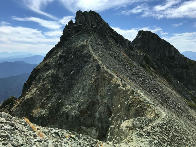 明神岳 Alpine Scrambling at Myojindake 2016/10/12-13_b0220886_22551497.jpg