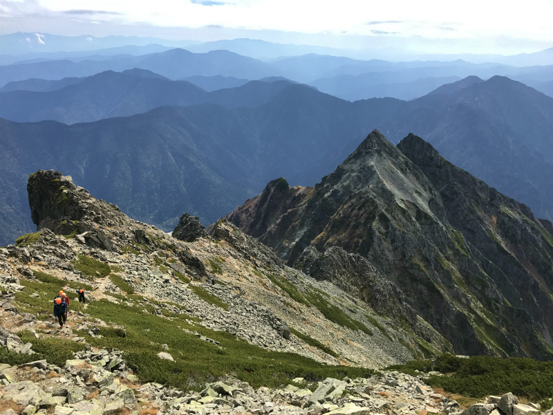 明神岳 Alpine Scrambling at Myojindake 2016/10/12-13_b0220886_22553931.jpg