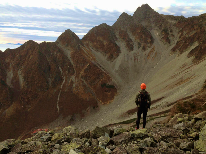 北穂高岳東稜&前穂高岳北尾根 Alpine Scrambling at Kitahodakadake and Maehotakadake 2016/10/12-13_b0220886_23294026.jpg