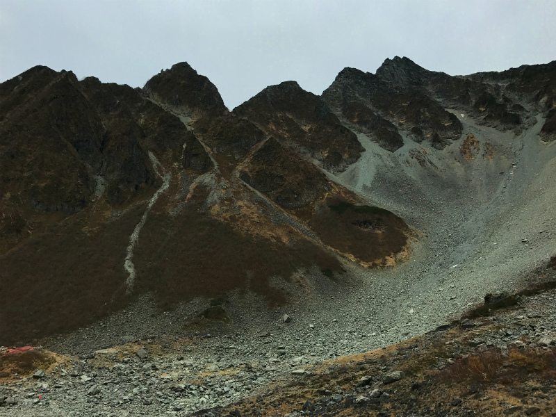 北穂高岳東稜&前穂高岳北尾根 Alpine Scrambling at Kitahodakadake and Maehotakadake 2016/10/12-13_b0220886_23531878.jpg