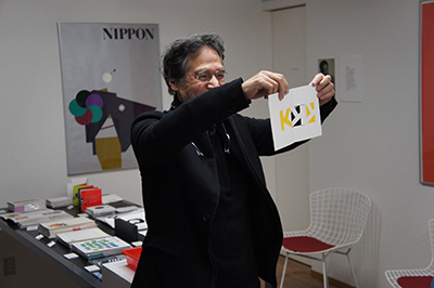 駒形克己ワークショップ「イニシャルカードを使って」。_f0171840_18114547.jpg