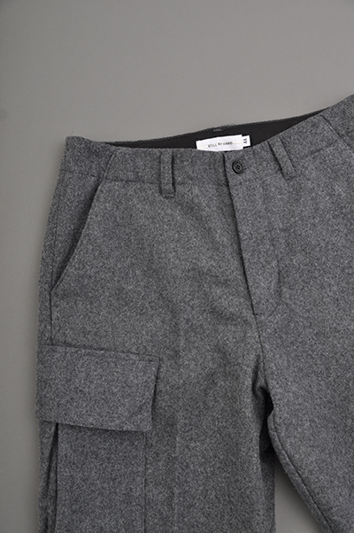 STILL BY HAND　Melton Cargo Pants (Gray)_d0120442_143705.jpg