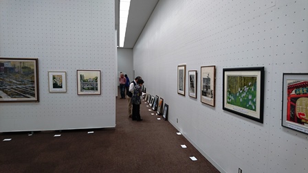 作業日誌(第57回日本版画会展作品展示作業)_c0251346_9262445.jpg