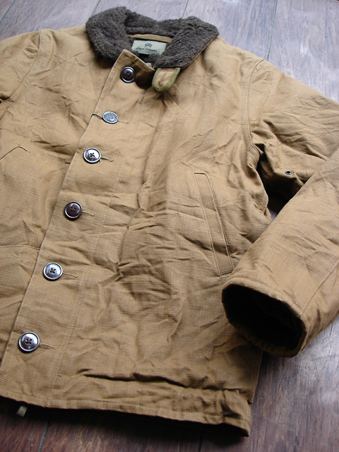 在庫有り お買い得 定価¥74.800 NAVAL JACKET(HEAVY OX) N-1 デッキ
