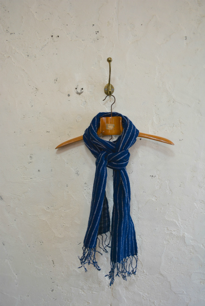 natural indigo home spun cotton stole from ethnic minority village in Laos_f0226051_17373461.jpg