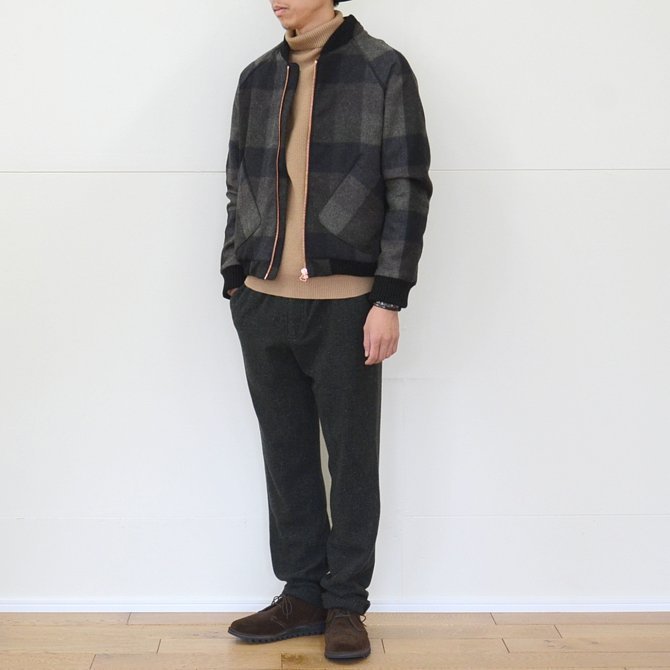 FRANK LEDER(フランクリーダー)/SQUARE PATTEN WOOL BLOUSON_d0158579_20294935.jpg