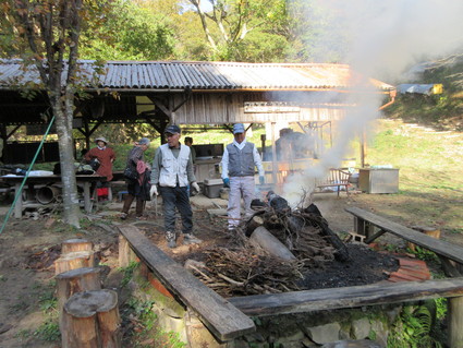 「里山ボランティア入門講座」と「森林大学校同窓会」との交流会 by (ナベサダ)_f0053885_19573241.jpg
