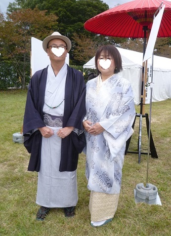 8周年・作家さんの男性着物・園遊会・グループのお客様_f0181251_17174456.jpg