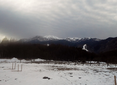 先日は雪、今日は雨。_d0226767_11444837.jpg