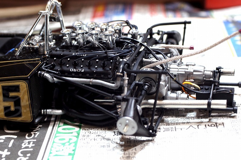 タミヤ チームロータス タイプ72D 1/12 製作記その9 : すいすい タミヤ チームロータス タイプ72D 1/12 製作記その9 : すいすい