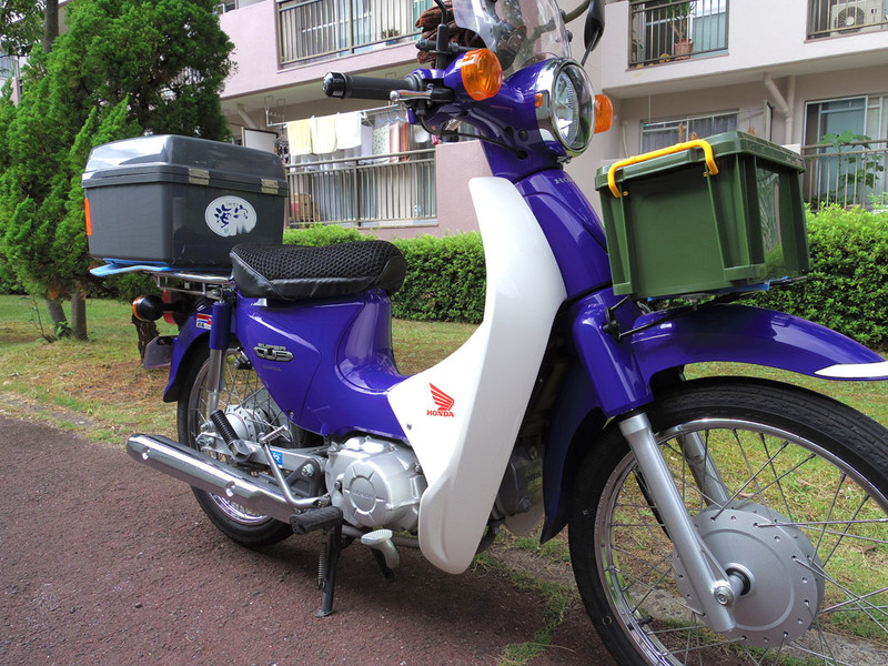 カブにセンターボックス取り付け 喜びを伝える 喜傳 カブにセンターボックス取り付け 喜びを伝える 喜傳