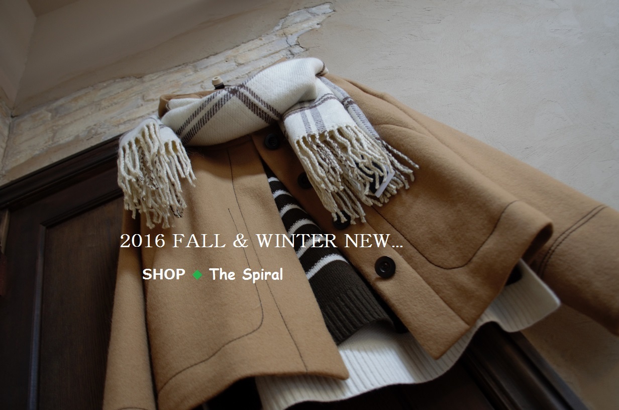 ”New Arrival!!・・・2016 Ｆａｌｌ ＆ Ｗｉｎｔｅｒ...11/28mon\"_d0153941_16081719.jpg