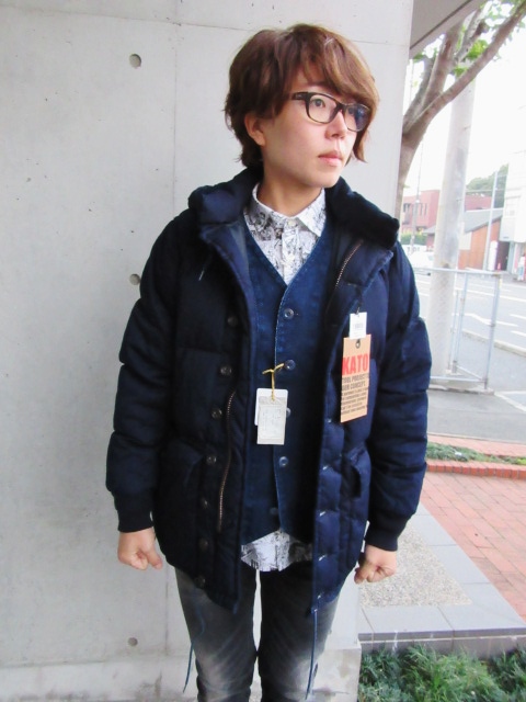 人気のアイツが再入荷です(^^♪ Kato DENIM DOWN JACKET!★! (再・・)_d0152280_2047654.jpg