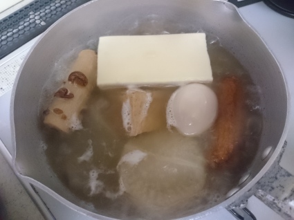 11/28夜勤明け ヱビスビール+月桂冠名水仕込み+イオン鰹ダシおでん& Others_b0042308_16591876.jpg
