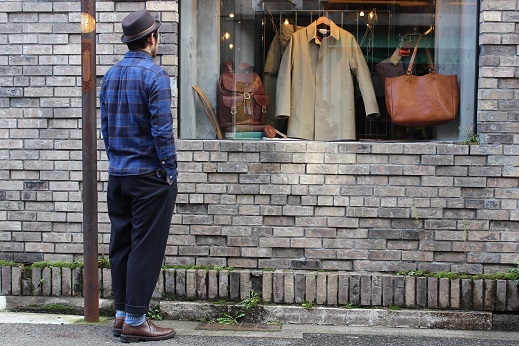 melple (メイプル) \"2PLYシャツ (織りネル×フランネル)\" ご紹介_f0191324_08284977.jpg